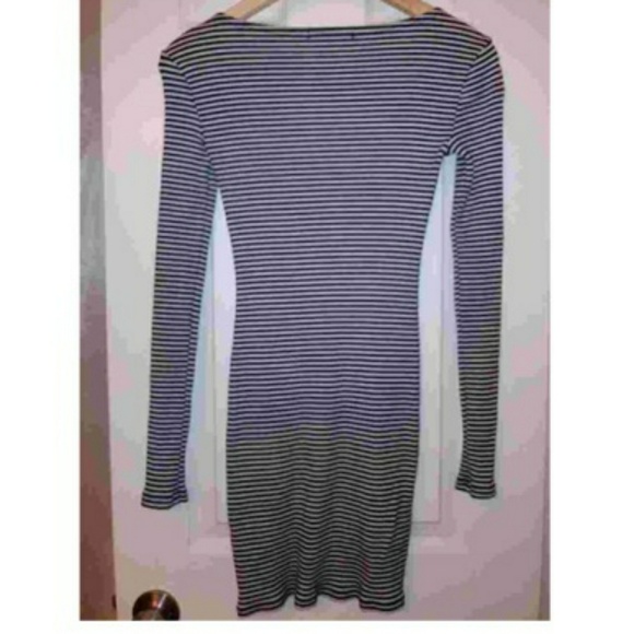 Blue & White Stripe Dress - Picture 2 of 3